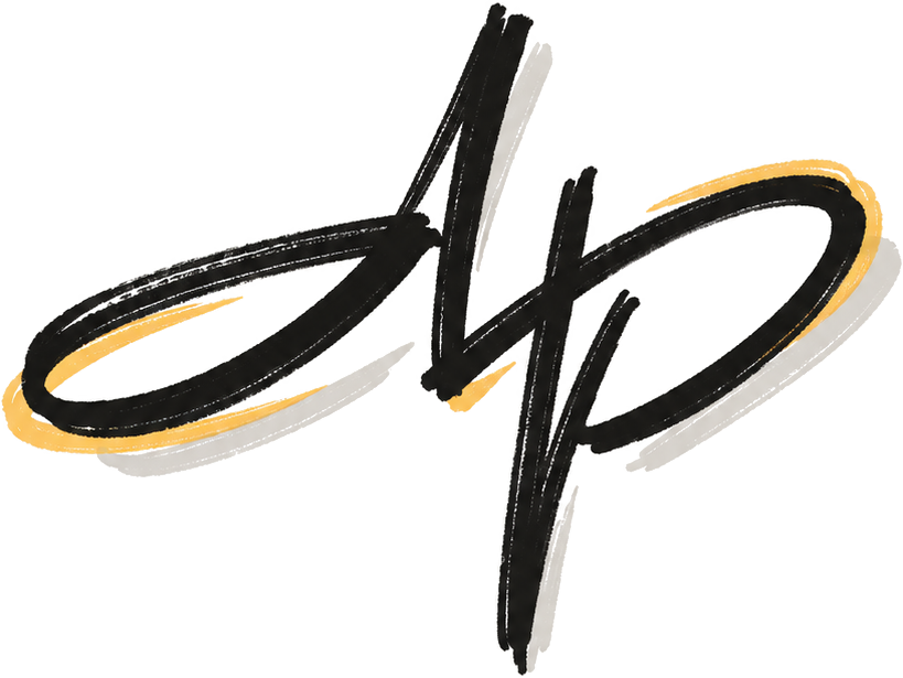 Dharvi Prajapati signature logo
